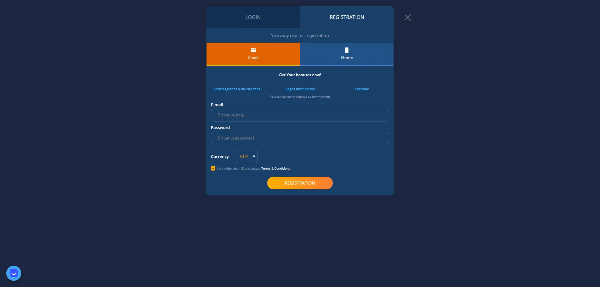 Registro en Nano Casino Chile &mdash; proceso r&aacute;pido en menos de 2 minutos